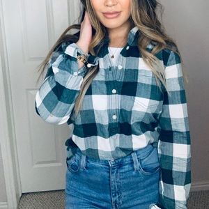 J. Crew Quarter Button-up Shirt